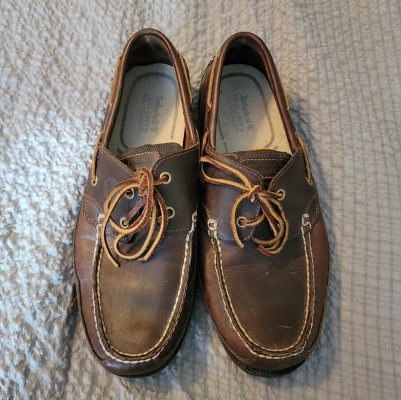 Timberland Brown Boat Shoes - Picture 1 of 8